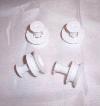 Kurvehjul, Bauknecht  (4 pcs/4stck/4 stk)